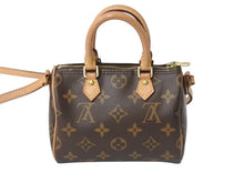 Load image into Gallery viewer, 極美品 LOUIS VUITTON ルイヴィトン ナノスピーディ 2WAY ショルダーバッグ M61252 モノグラム 中古 4b0032692