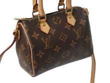 Load image into Gallery viewer, 極美品 LOUIS VUITTON ルイヴィトン ナノスピーディ 2WAY ショルダーバッグ M61252 モノグラム 中古 4b0032692