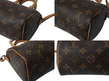 Load image into Gallery viewer, 極美品 LOUIS VUITTON ルイヴィトン ナノスピーディ 2WAY ショルダーバッグ M61252 モノグラム 中古 4b0032692