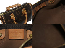 Load image into Gallery viewer, 極美品 LOUIS VUITTON ルイヴィトン ナノスピーディ 2WAY ショルダーバッグ M61252 モノグラム 中古 4b0032692