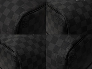 極美品 LOUISVUITTON ルイヴィトン キーポルバンドリエール45 ボストンバッグ N41418 ダミエグラフィット ブラック 中古 4b003272