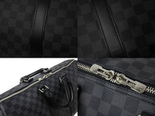 Load image into Gallery viewer, 極美品 LOUISVUITTON ルイヴィトン キーポルバンドリエール45 ボストンバッグ N41418 ダミエグラフィット ブラック 中古 4b003272