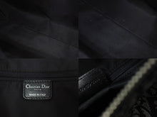 Load image into Gallery viewer, Christian Dior クリスチャンディオール トロッター ワンショルダーバッグ 06-BO-0016 キャンバス レザー ブラック ガリアーノ期 美品 中古 4b003274