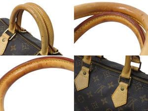 極美品 LOUIS VUITTON ルイヴィトン スピーディー25 ハンドバック M41528 モノグラム PVC レザー 中古 4b003275