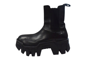 BALENCIAGA バレンシアガ Bulldozer チェルシーブーツ ブラック マットスムースカーフスキン 693968 サイズ43 美品 中古 4b003276