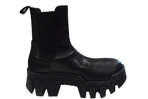 BALENCIAGA バレンシアガ Bulldozer チェルシーブーツ ブラック マットスムースカーフスキン 693968 サイズ43 美品 中古 4b003276