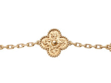 Load image into Gallery viewer, 極美品 ヴァンクリーフ&amp;アーペル ヴィンテージアルハンブラ 5モチーフ ブレスレット 750 YG イエローゴールド VCARO1IE00 中古 4b003281