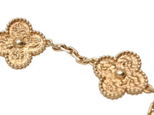 Load image into Gallery viewer, 極美品 ヴァンクリーフ&amp;アーペル ヴィンテージアルハンブラ 5モチーフ ブレスレット 750 YG イエローゴールド VCARO1IE00 中古 4b003281