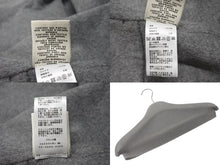 Load image into Gallery viewer, 極美品 HERMES エルメス カシミヤ ジレコート ロングベスト ベストコート サイズ34 セリエボタン グレー 中古 4b003287