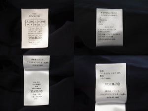 極美品 CHRISTIAN DIOR クリスチャンディオール オフショルダージャケット ウール シルク ネイビー 2018年 サイズ34 中古 4b003294