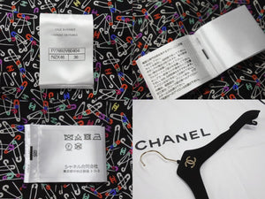 極美品 CHANEL シャネル ノーカラー ツイードジャケット P77692V60404 サイズ36 ウール ラインストーン レッド 中古 4b003296
