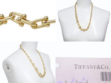 Load image into Gallery viewer, TIFFANY&amp;Co. ティファニー ハードウェア グラジュエイテッド リンク ネックレス Au750 イエローゴールド 重量約74.7g 美品 中古 4b003299