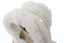 Load image into Gallery viewer, 新品未使用 PRADA プラダ シアリング ミニハンドバッグ ムートン コニャック ナチュラル 1BA349 中古 4b003300