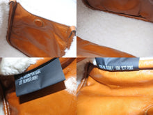 Load image into Gallery viewer, 新品未使用 PRADA プラダ シアリング ミニハンドバッグ ムートン コニャック ナチュラル 1BA349 中古 4b003300