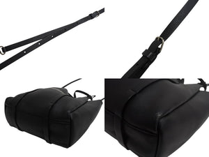 BALENCIAGA バレンシアガ エブリデイ トート XS 2WAY トートバッグ ショルダーバッグ 489813 レザー ブラック ホワイト 美品 中古 4b003303