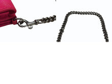 Load image into Gallery viewer, BALENCIAGA バレンシアガ チェーンミニウォレット 三つ折り財布 ショルダー レザー ピンク シルバー金具 美品 中古 4b003306