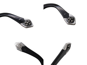 CHROME HEARTS クロムハーツ shaker 2 シェイカー2 サングラス シルバー925 CHプラス ホースシュー ブラック ブラウン 美品 中古 4b000334