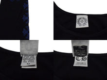 画像をギャラリービューアに読み込む, CHROME HEARTS クロムハーツ CHプラスホースシュー プリントタンクトップ ブラック ブルー サイズM 美品 中古 4b003343 
