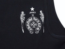 画像をギャラリービューアに読み込む, 極美品 CHROME HEARTS クロムハーツ タンクトップ ノースリーブ サイズM FOTI フォティ スカルプリント ブラック 中古 4b003345 