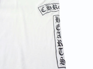 CHROME HEARTS クロムハーツ ラージクロス ホースシュー タンクトップ USA製 コットン ホワイト ブラック サイズM 良品 中古 4b003348 