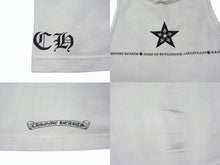 画像をギャラリービューアに読み込む, CHROME HEARTS クロムハーツ タンクトップ ノースリーブ 5Pスター USA製 コットン ホワイト ブラック サイズM 美品 中古 4b003352 