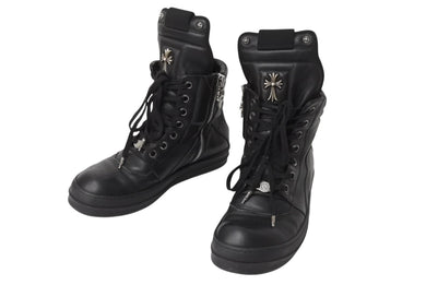 CHROME HEARTS クロムハーツ × RICK OWENS リックオウエンス ジオバスケットバスケットボール W15 5710 サイズ42 ダガー CHクロス 美品 中古 4b003355 