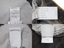 画像をギャラリービューアに読み込む, 未使用 CHROME HEARTS クロムハーツ デニムパンツ ジーンズ サイズ33 Levi&#39;s リーバイス 501 クロスボール グレー 中古 4b003356 