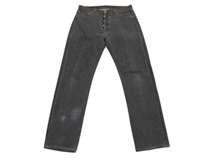 未使用 CHROME HEARTS クロムハーツ デニムパンツ ジーンズ サイズ33 Levi's リーバイス 501 クロスボール グレー 中古 4b003356 