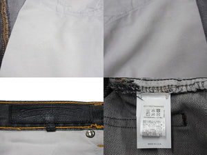 未使用 CHROME HEARTS クロムハーツ デニムパンツ ジーンズ サイズ33 Levi's リーバイス 501 クロスボール グレー 中古 4b003356 
