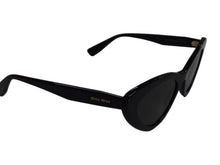 Load image into Gallery viewer, MIUMIU ミュウミュウ キャットアイ サングラス アイウェア SMU01V サイズ55□19 140 ブラック ゴールド 良品 中古 4b003366