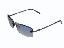Load image into Gallery viewer, CHANEL シャネル リムレス サングラス 4093-B c.108/19 サイズ56□16 130 ブルー シルバー カラーレンズ 美品 中古 4b003368