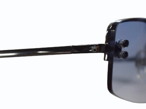CHANEL シャネル リムレス サングラス 4093-B c.108/19 サイズ56□16 130 ブルー シルバー カラーレンズ 美品 中古 4b003368