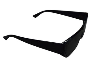 BALENCIAGA バレンシアガ SHIELD RECTANGLE サングラス ブラック プラスチック ロゴ アイウェア スクエア 99☐1-140 BB0080S シルバー金具 美品 中古 4b003371