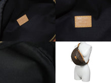 Load image into Gallery viewer, LOUIS VUITTON ルイヴィトン ボディバッグ M43644 バムバッグ ブラウン モノグラムキャンバス 美品 中古 4b003375