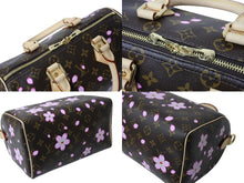 Load image into Gallery viewer, 新品未使用 LOUIS VUITTON ルイヴィトン LV TM スピーディー バンドリエール25 チェリーブロッサム ハンドバッグ M14174 中古 4b003384