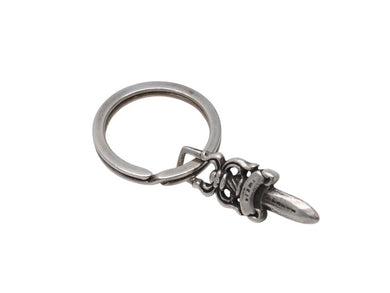 CHROME HEARTS クロムハーツ 約ダガー スプリットキーリング キーホルダー チャーム 重量10.9g シルバー925 良品 中古 4b003385 
