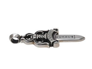 極美品 CHROME HEARTS クロムハーツ ラージ ダガー ラージ ダガー ペンダント チャーム 重量約38.1g.925刻印 シルバー925 中古 4b003387 