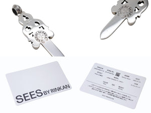 極美品 CHROME HEARTS クロムハーツ ラージ ダガー ラージ ダガー ペンダント チャーム 重量約38.1g.925刻印 シルバー925 中古 4b003387 