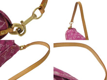Load image into Gallery viewer, 極美品 LOUIS VUITTON ルイヴィトン ミニプリーティ ワンショルダーバッグ M95216 モノグラム デニム ピンク 中古 4b003394