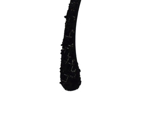CHANEL シャネル ツイード サングラス ブラック プラスチック アイウェア ココマーク 小物 56☐17 5241 シルバー金具 美品 中古 4b003395
