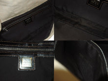 Load image into Gallery viewer, FENDI フェンディ マンマバケット ワンショルダーバッグ 33492 26424 003 キャンバス レザー アイボリー ブラウン 美品 中古 4b003397