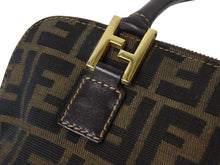 Load image into Gallery viewer, FENDI フェンディ ズッカ柄 2WAY ハンドバッグ ブラウン キャンバス レザー 14967 ロゴ ショルダー ゴールド金具 鞄 美品 中古 4b003400