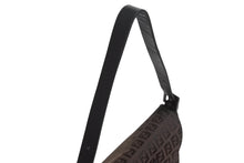 Load image into Gallery viewer, FENDI フェンディ マンマバケット ワンショルダーバッグ ズッカ柄 キャンバス レザー ブラウン ブラックメタル金具 美品 中古 4b003401