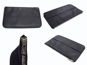 HERMES エルメス ドゴンGM 2つ折り長財布 ロングウォレット ◻︎K刻印 ドゴンデュオトゴ トリヨンクレマンス ブラック 良品 中古 4b003402