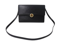 Load image into Gallery viewer, LOUIS VUITTON ルイヴィトン アルシュ ショルダーバッグ クラッチバッグ M52572 エピレザー ブラック ゴールド金具 美品 中古 4b003407