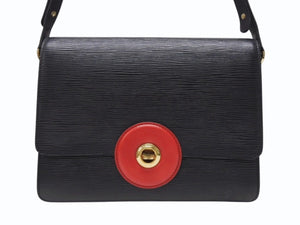 LOUIS VUITTON ルイヴィトン フリーラン エピ ワンショルダーバッグ M52415 ブラック レッド エピレザー ゴールド金具 ロゴ 美品 中古 4b003409