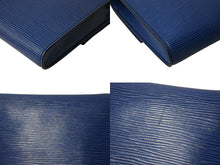 Load image into Gallery viewer, LOUIS VUITTON ルイヴィトン アルシュ ショルダーバッグ クラッチバッグ M52575 エピレザー ブルー ゴールド金具 良品 中古 4b003411