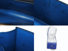 Load image into Gallery viewer, LOUIS VUITTON ルイヴィトン アルシュ ショルダーバッグ クラッチバッグ M52575 エピレザー ブルー ゴールド金具 良品 中古 4b003411