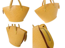 Load image into Gallery viewer, LOUIS VUITTON ルイヴィトン サンジャック ハンドバッグ M52269 エピ レザー イエロー ゴールド金具 美品 中古 4b003418