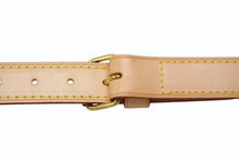 Load image into Gallery viewer, 極美品 LOUIS VUITTON ルイヴィトン ショルダーストラップ ナチュラル ベージュ ヌメ革 ゴールド金具 中古 4b003422